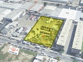 11958 Allegheny St, Sun Valley, CA - VUE AÉRIENNE vue de carte - Image1