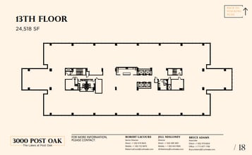 3000 Post Oak Blvd, Houston, TX à louer Plan d’étage– Image 1 sur 1