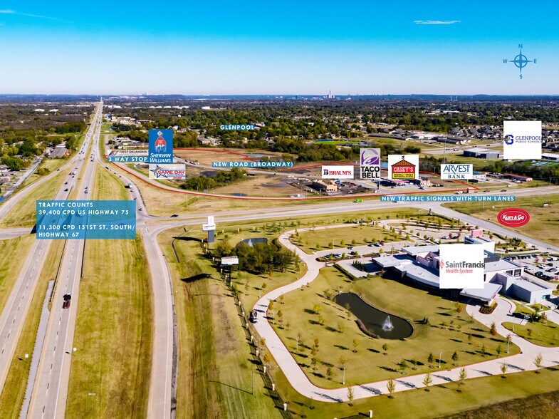 US Highway 75, Glenpool, OK à vendre - Photo de l’immeuble – Image 3 sur 3