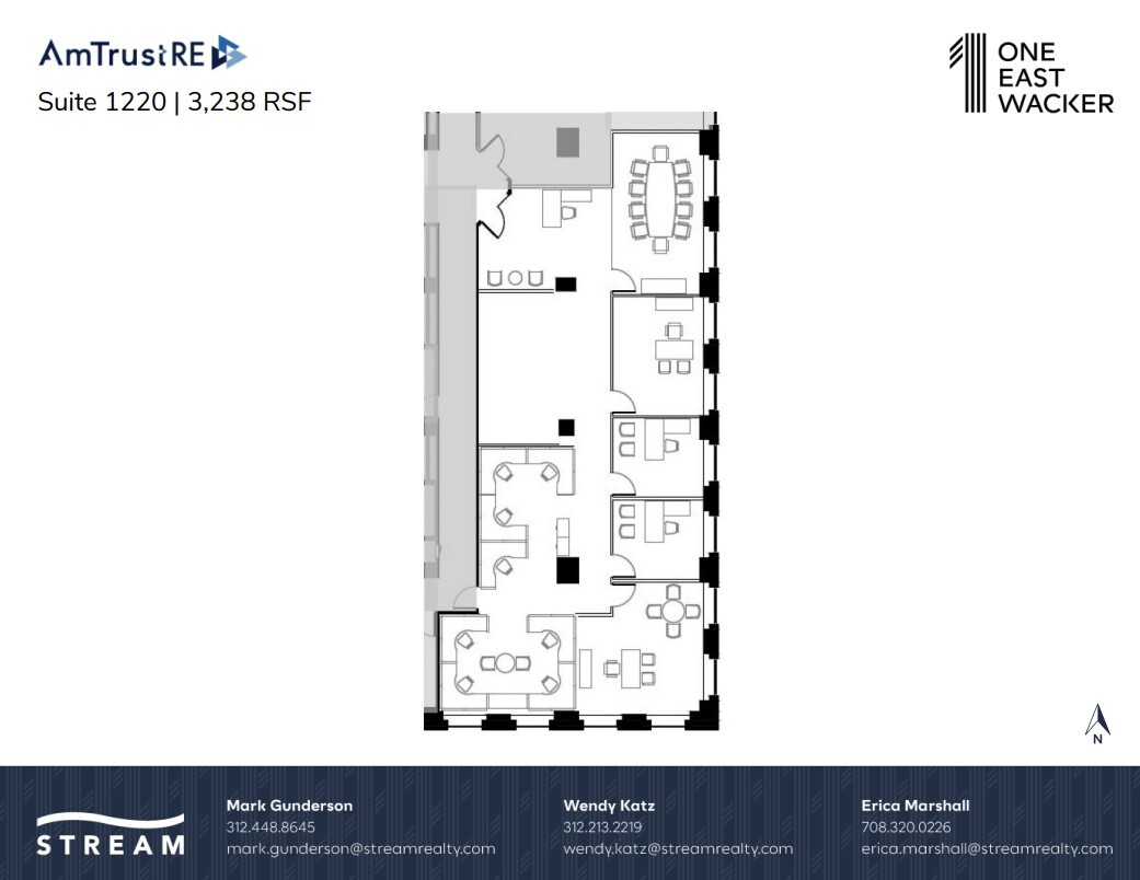 1 E Wacker Dr, Chicago, IL à louer Plan d’étage– Image 1 sur 1