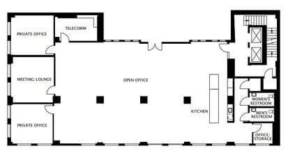 1300 Broadway, Oakland, CA à louer Plan d’étage– Image 1 sur 1