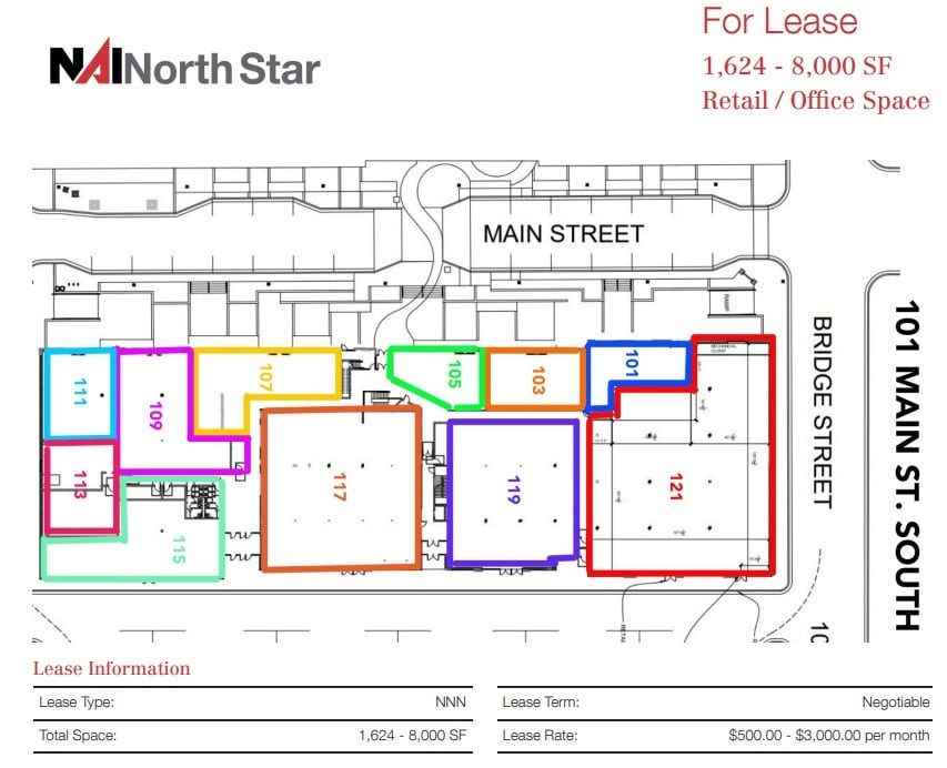 101 S Main St, Le Sueur, MN à louer Plan d’étage– Image 1 sur 1