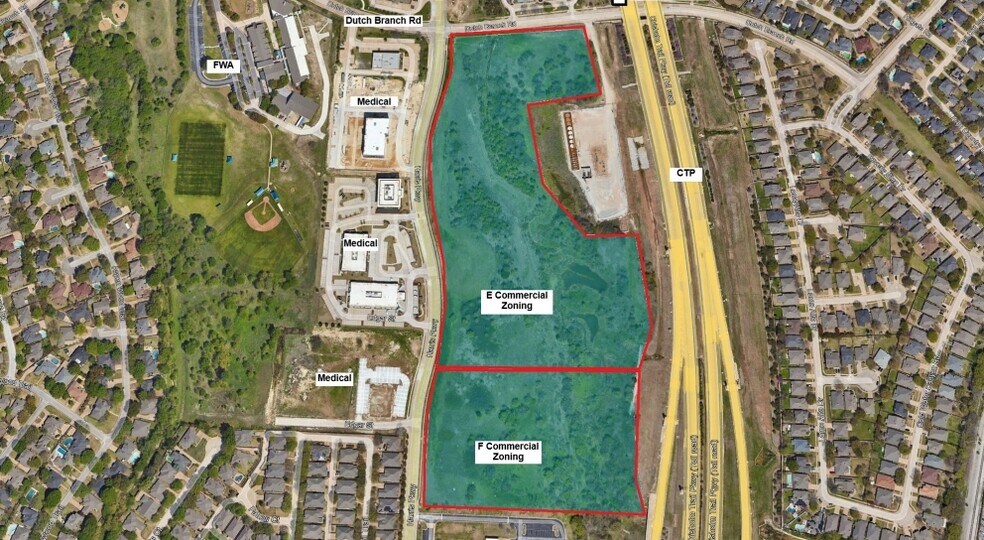 Harris Pky, Benbrook, TX à vendre - Aérien – Image 2 sur 3