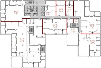 9191 Towne Centre Dr, San Diego, CA à louer Plan d’étage– Image 2 sur 7