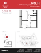 2500 W Higgins Rd, Hoffman Estates, IL à louer Plan d’étage– Image 1 sur 1