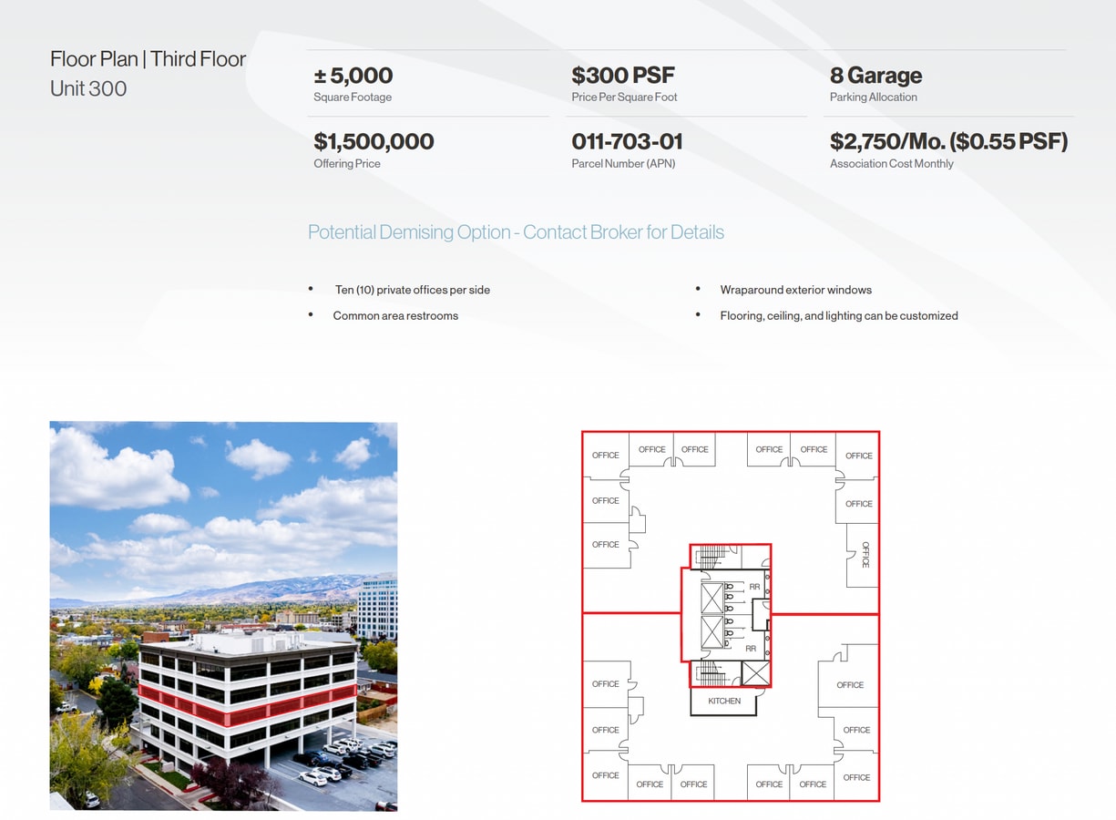245 E Liberty St, Reno, NV 89501 - Lot 300 - - Plan d’étage - Image 2 of 2
