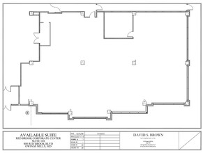 600 Red Brook Blvd, Owings Mills, MD à louer Plan d’étage– Image 2 sur 2