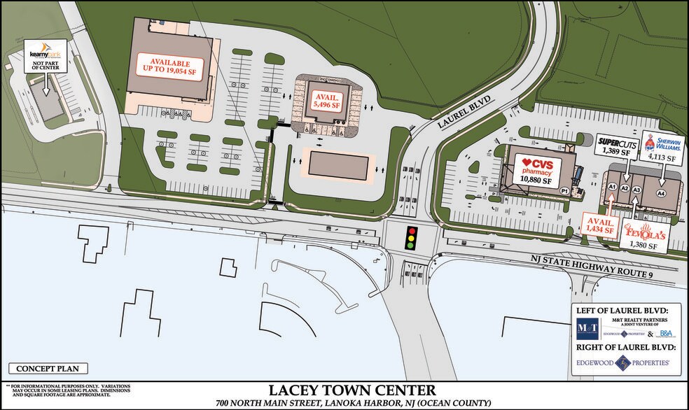 706 Us Highway 9, Lanoka Harbor, NJ à louer - Plan de site – Image 2 sur 5