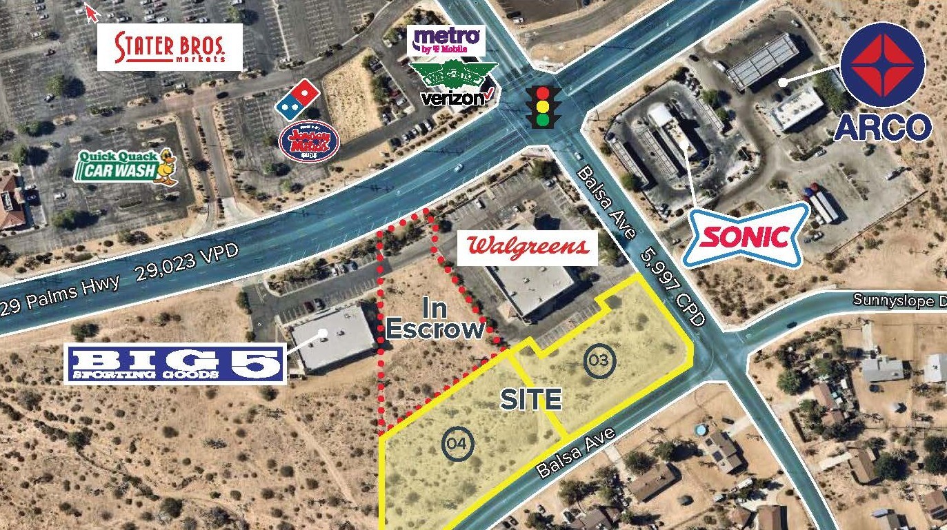 0 Balsa Avenue, Yucca Valley, CA à louer Aérien– Image 1 sur 5