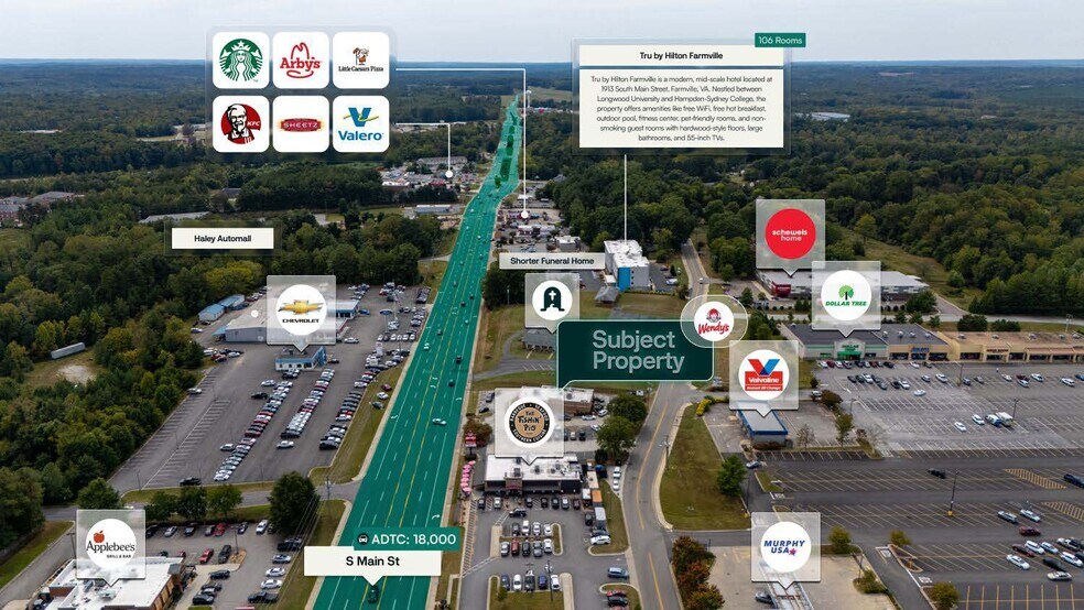 1809 S Main St, Farmville, VA à vendre - Photo de l’immeuble – Image 2 sur 2