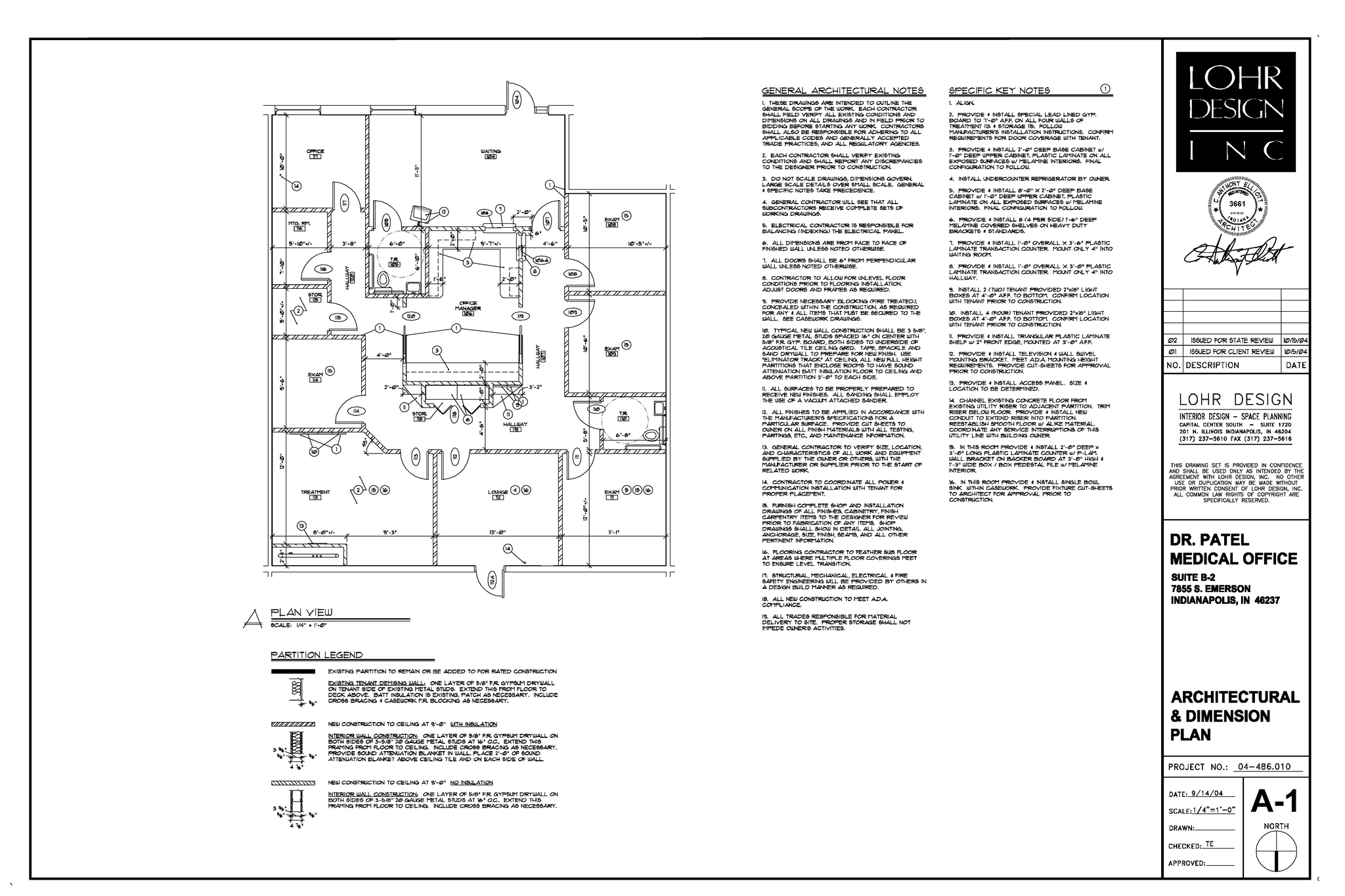 7855 S Emerson Ave, Indianapolis, IN à louer Plan d’étage– Image 1 sur 1