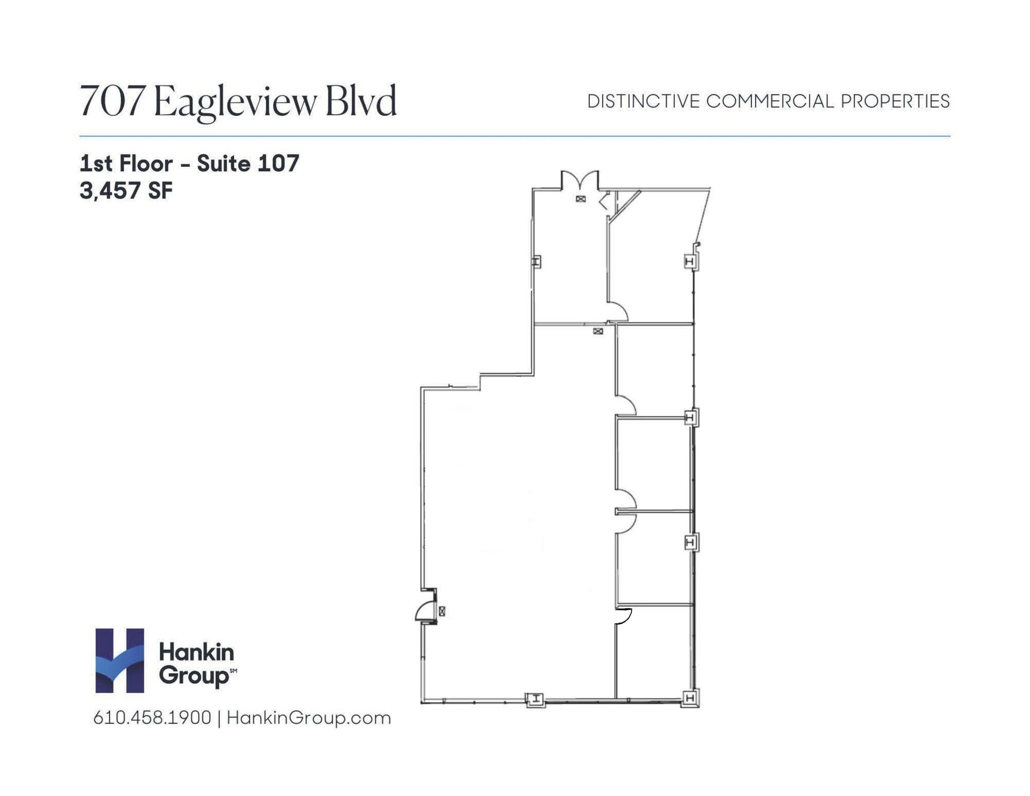 505 Eagleview Blvd, Exton, PA à louer Plan d’étage– Image 1 sur 1