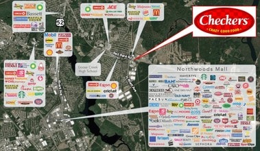 1638 Red Bank Rd, Goose Creek, SC - Vue aérienne  vue de carte