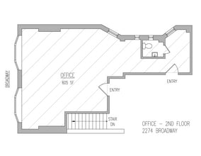 2270-2276 Broadway, New York, NY à louer Plan d’étage– Image 1 sur 6