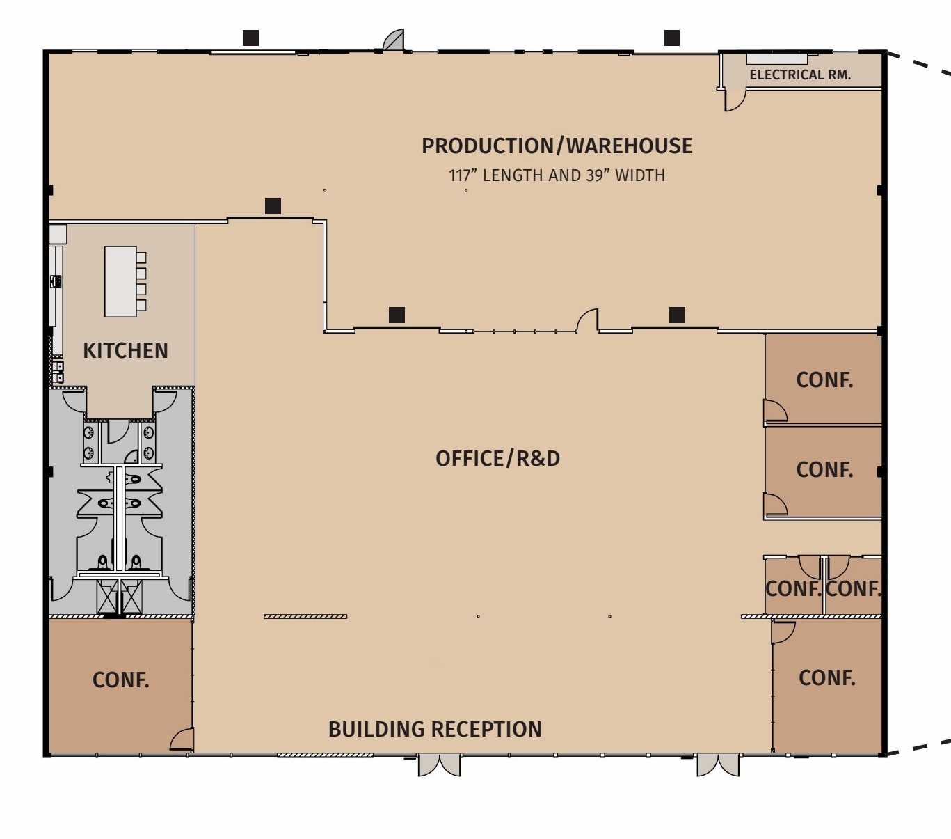 844 E Charleston Rd, Palo Alto, CA à louer Plan d’étage– Image 1 sur 4