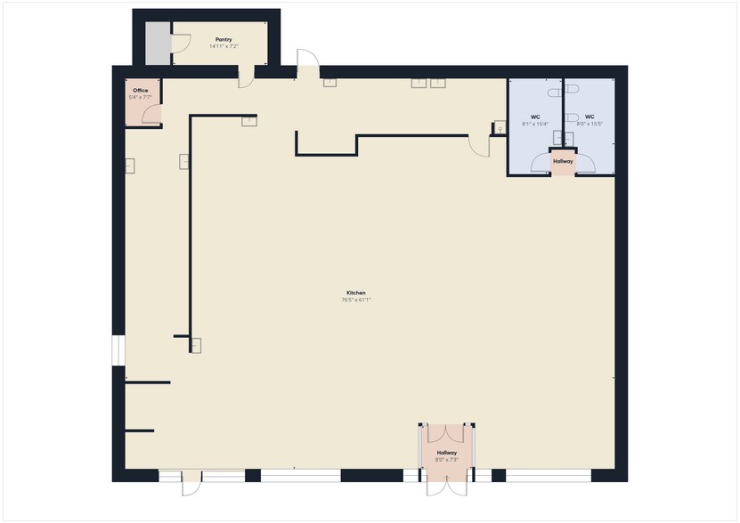 112-130 Spinder Dr, East Peoria, IL à louer - Plan d’étage – Image 2 sur 8