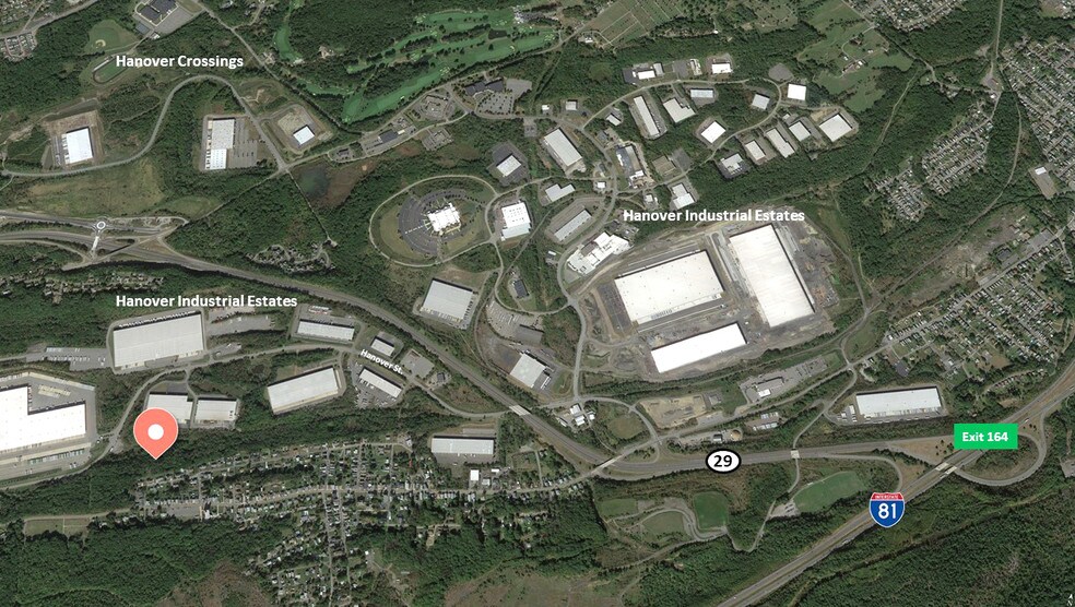 1050 Hanover St, Wilkes Barre, PA à louer - Aérien – Image 2 sur 5