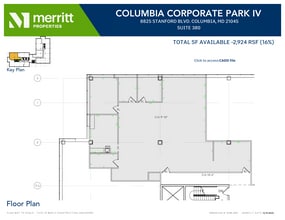 8830 Stanford Blvd, Columbia, MD à louer Plan d’étage– Image 2 sur 2