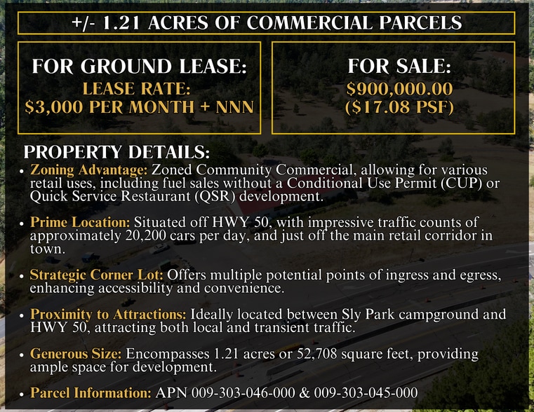 3044 Sly Park Rd, Pollock Pines, CA à vendre - Photo de l’immeuble – Image 2 sur 7