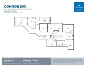 500 Medical Center Blvd, Conroe, TX à louer Plan d’étage– Image 1 sur 1
