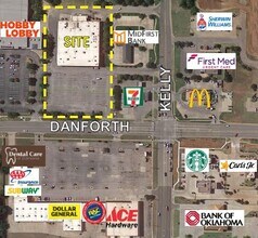 832-848 W Danforth Rd, Edmond, OK - VUE AÉRIENNE  vue de carte - Image1