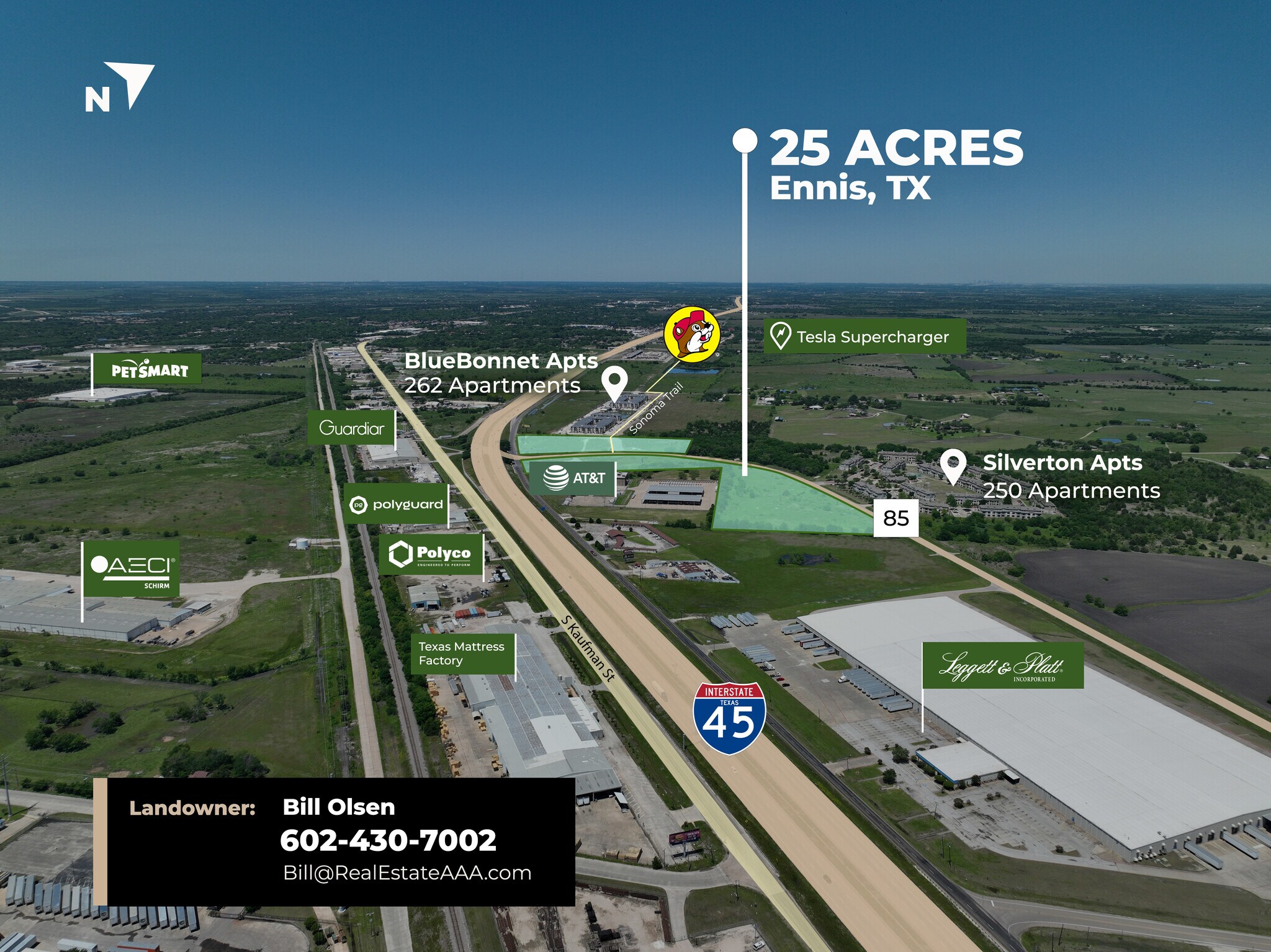 IH 45 & FM 85, Ennis, TX à vendre Photo principale– Image 1 sur 10