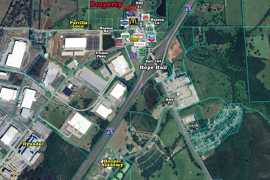 US Hwy 31 & Wasden Rd, Hope Hull, AL à vendre - Photo de l’immeuble – Image 2 sur 4