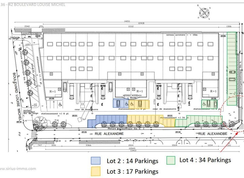 Bureau dans Gennevilliers à louer - Plan de site – Image 3 sur 7