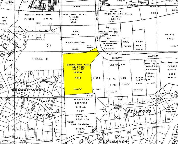 6130 Executive Blvd, Rockville, MD à louer - Plan cadastral – Image 2 sur 23