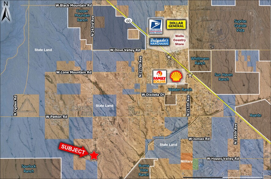 Frontier St, Wittmann, AZ à vendre - Aérien – Image 3 sur 6