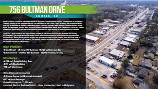 Plus de détails pour 756 Bultman Dr, Sumter, SC - Local d’activités à vendre