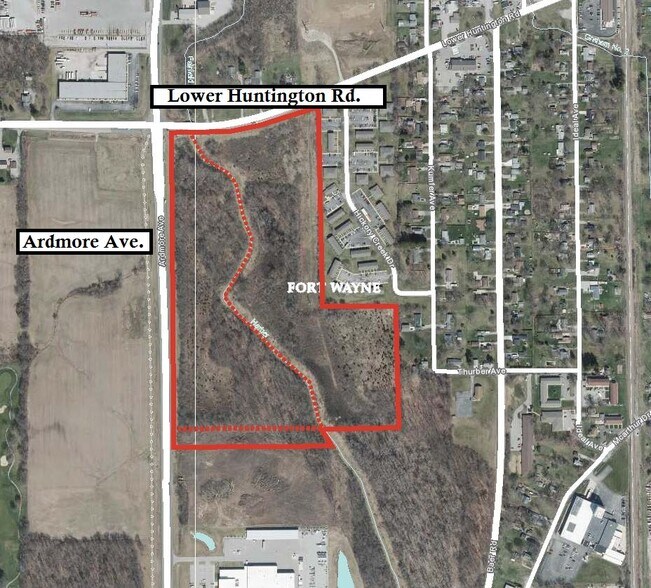 3521 Lower Huntington Rd, Fort Wayne, IN à vendre - Aérien – Image 2 sur 2