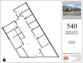 540-550 W Frontage Rd, Northfield, IL à louer Plan d’étage– Image 1 sur 15