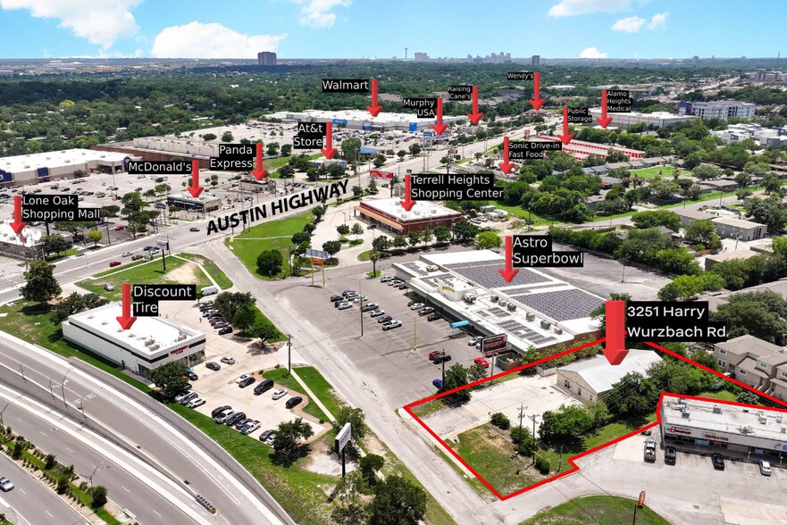 3251 Harry Wurzbach Rd, San Antonio, TX à louer - Aérien – Image 1 sur 32