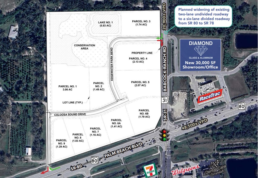 NWC Palm Beach Blvd, Fort Myers, FL à vendre - Plan de site – Image 3 sur 7