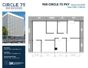 900 Circle 75 Pky SE, Atlanta, GA à louer Plan de site– Image 1 sur 1