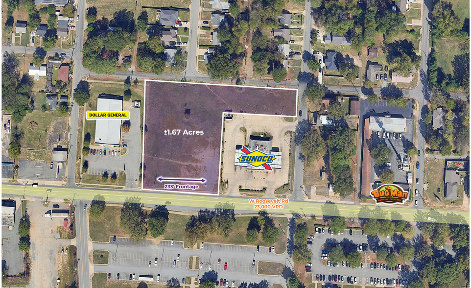 3100-3124 W Roosevelt Rd, Little Rock, AR à vendre - Photo de l’immeuble – Image 2 sur 3