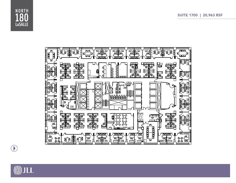 180 N LaSalle St, Chicago, IL à louer Plan d’étage– Image 1 sur 1
