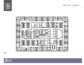 180 N LaSalle St, Chicago, IL à louer Plan d’étage– Image 1 sur 1