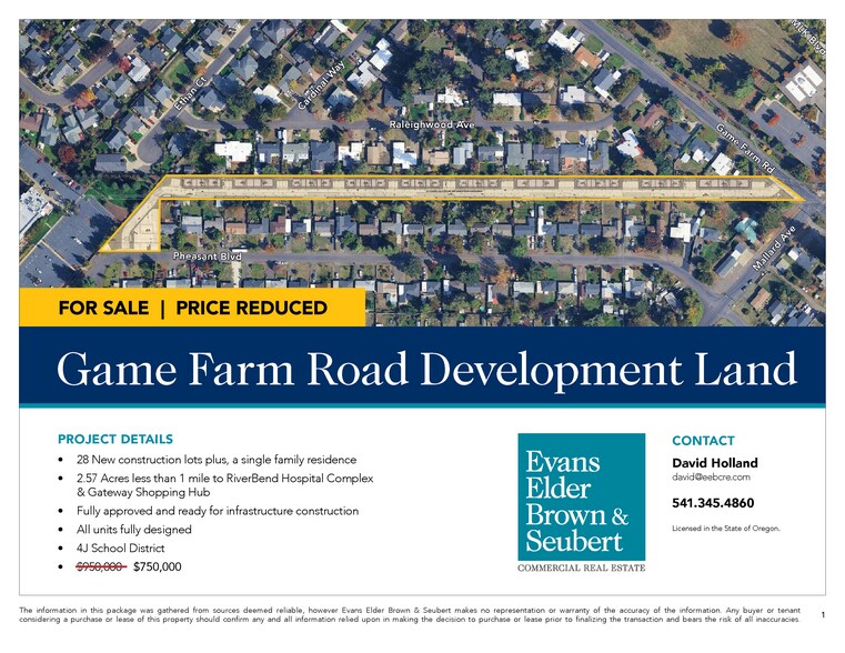 Game Farm Rd Development Land, Springfield, OR à vendre - Photo de l’immeuble – Image 2 sur 10