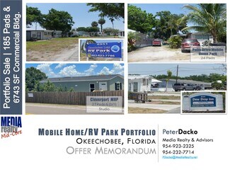 Plus de détails pour Okeechobee MHP/RV 175 Unit Portfolio – Logement à vendre, Okeechobee, FL