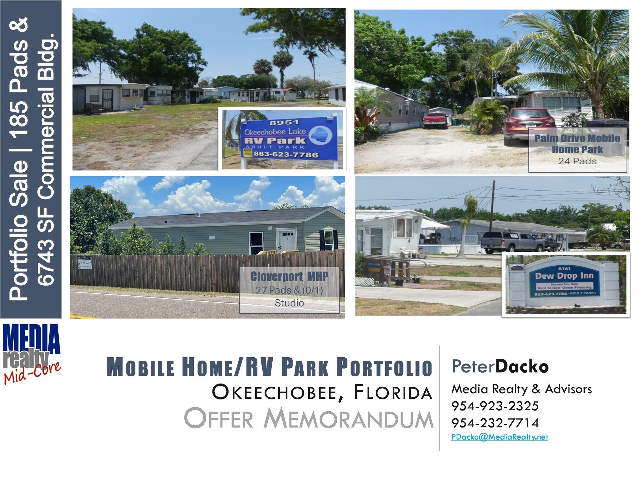 Okeechobee MHP/RV 175 Unit Portfolio portefeuille de 4 biens à vendre sur LoopNet.fr Photo de l’immeuble– Image 1 sur 15