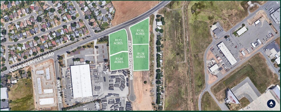 Old Placerville Rd & Happy Ln, Sacramento, CA à vendre - Photo principale – Image 1 sur 2