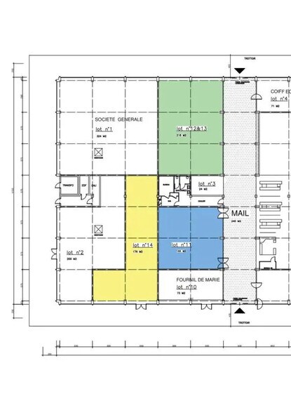 Local commercial dans Pau à louer - Plan d’étage – Image 2 sur 2