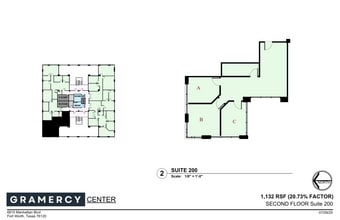 6815 Manhattan Blvd, Fort Worth, TX à louer Plan d’étage– Image 1 sur 1