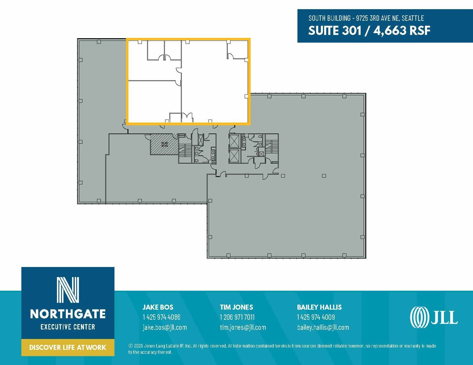 115 NE 100th St, Seattle, WA à louer Plan d’étage– Image 1 sur 1