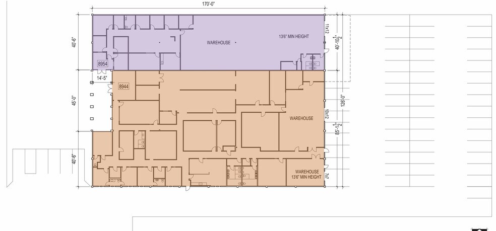 8944-8954 Mason Ave, Chatsworth, CA à vendre - Plan d’étage – Image 2 sur 4