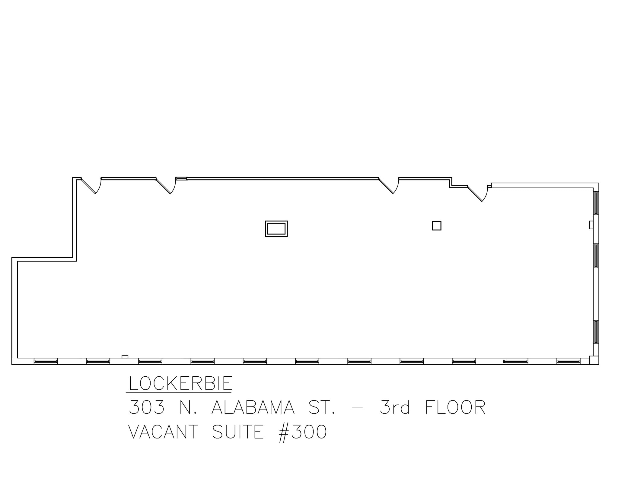 303 N Alabama St, Indianapolis, IN à louer Plan de site– Image 1 sur 1