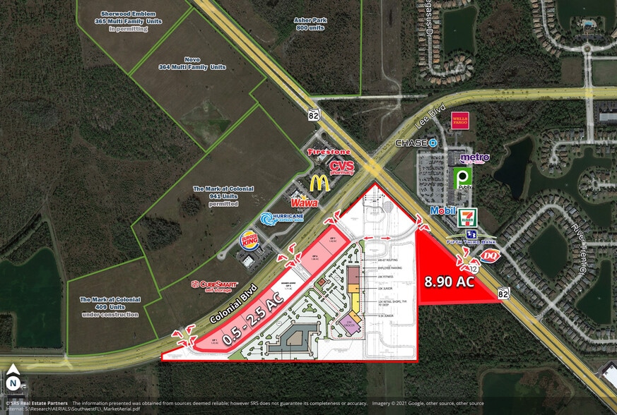 1100 Colonial Blvd, Fort Myers, FL à louer - Aérien – Image 1 sur 1