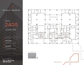 33 W Monroe St, Chicago, IL à louer Plan d’étage– Image 1 sur 5